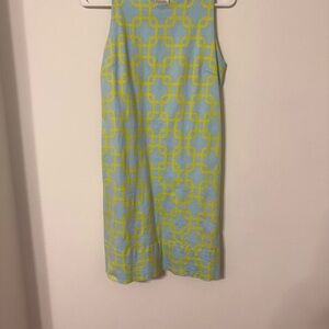 Gretchen Scott Designs XS Midi Lined Coastal Preppy Blue Green